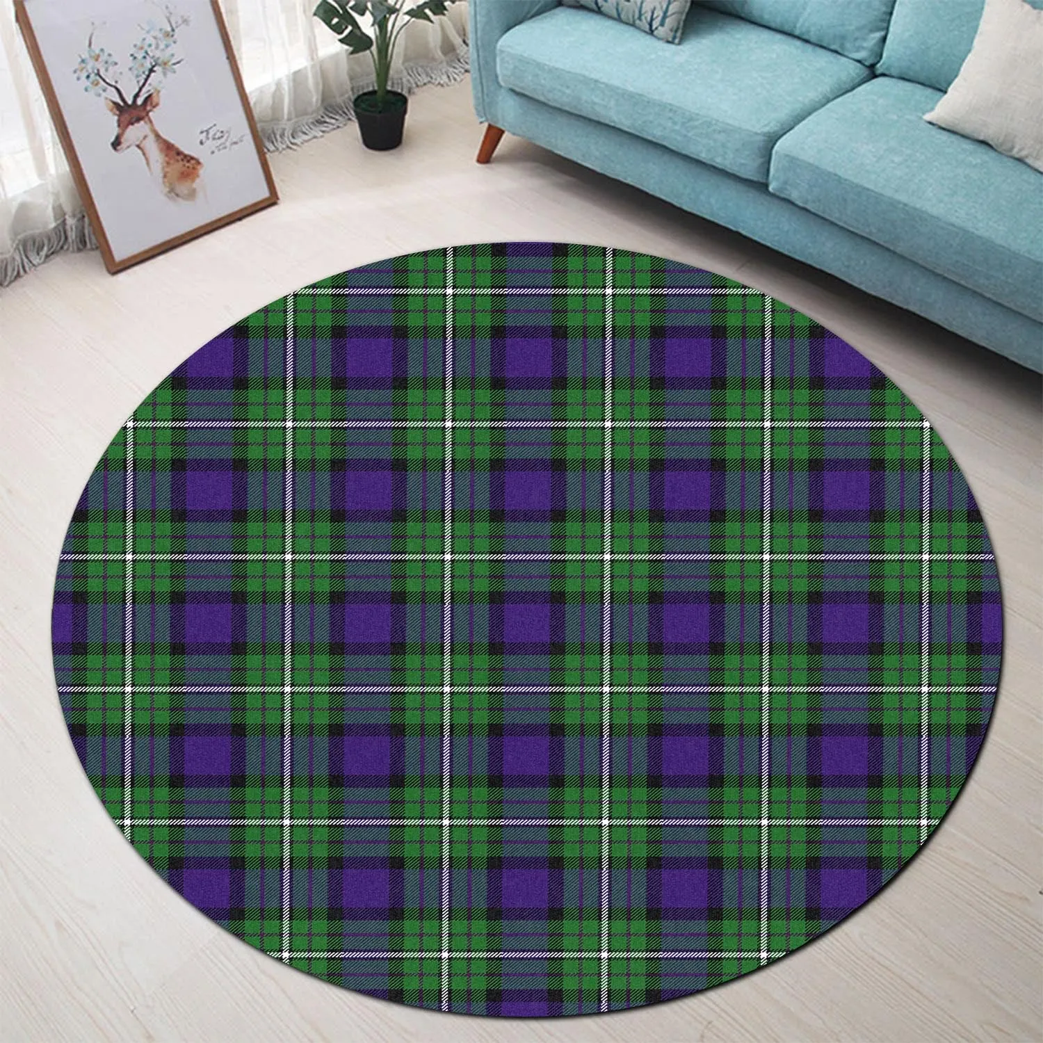 Alexander Tartan Round Rug