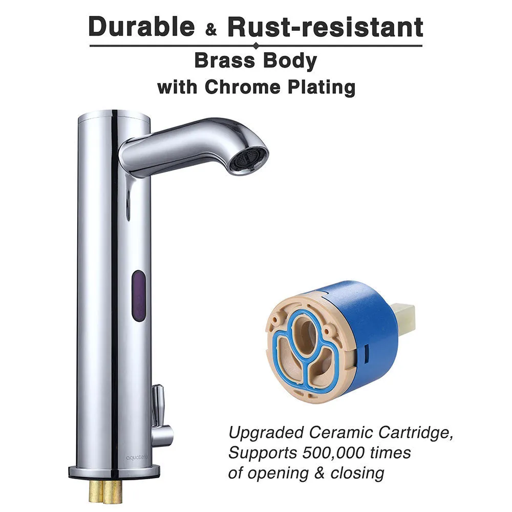 Aquaterior Motion Sensor Touchless Faucet Hot & Cold 10"