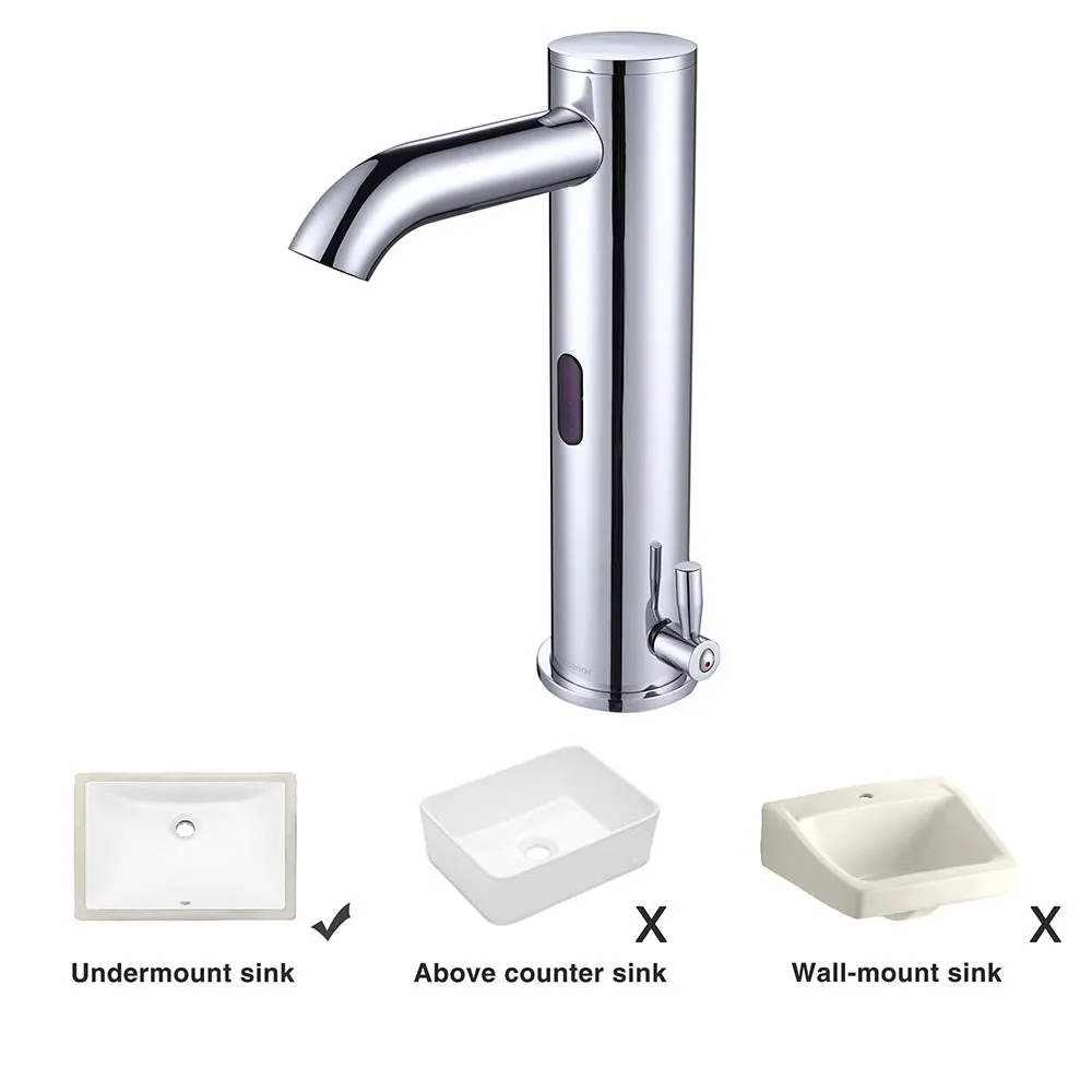 Aquaterior Motion Sensor Touchless Faucet Hot & Cold 10"