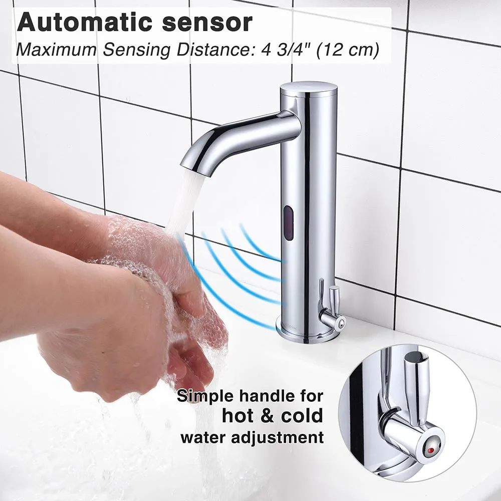 Aquaterior Motion Sensor Touchless Faucet Hot & Cold 10"