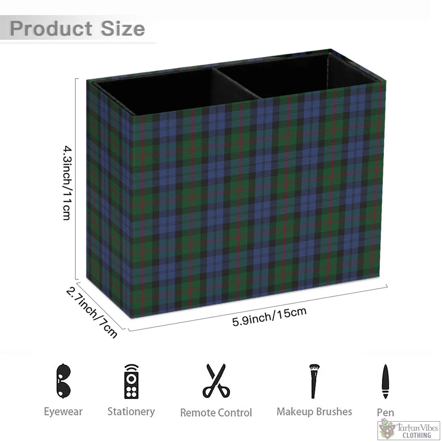 Baird Tartan Pen Holder
