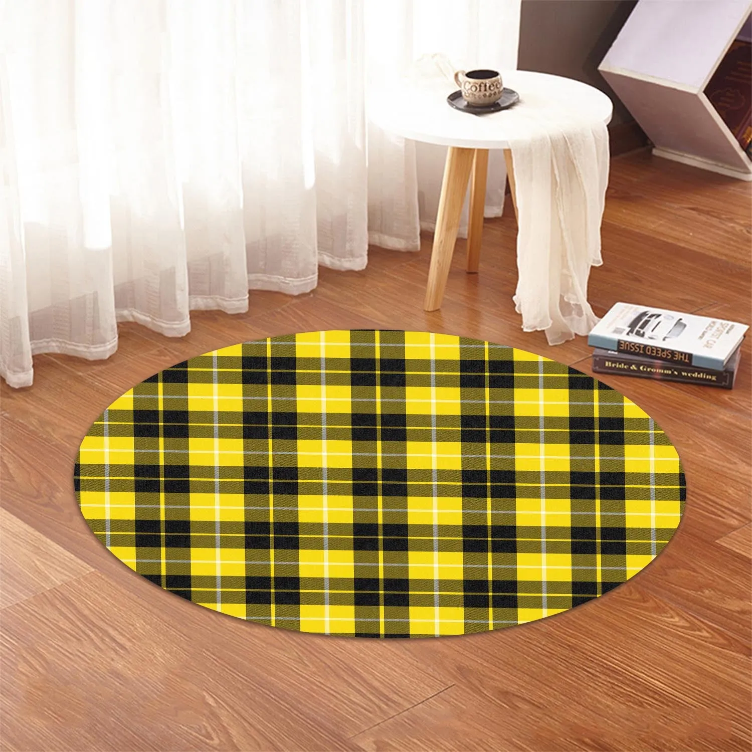 Barclay Dress Modern Tartan Round Rug