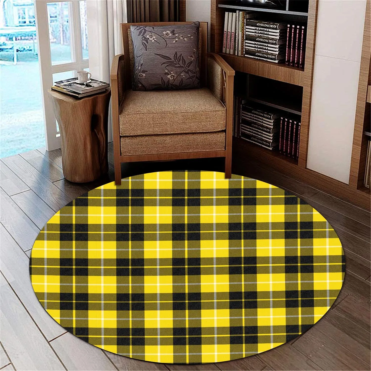 Barclay Dress Modern Tartan Round Rug