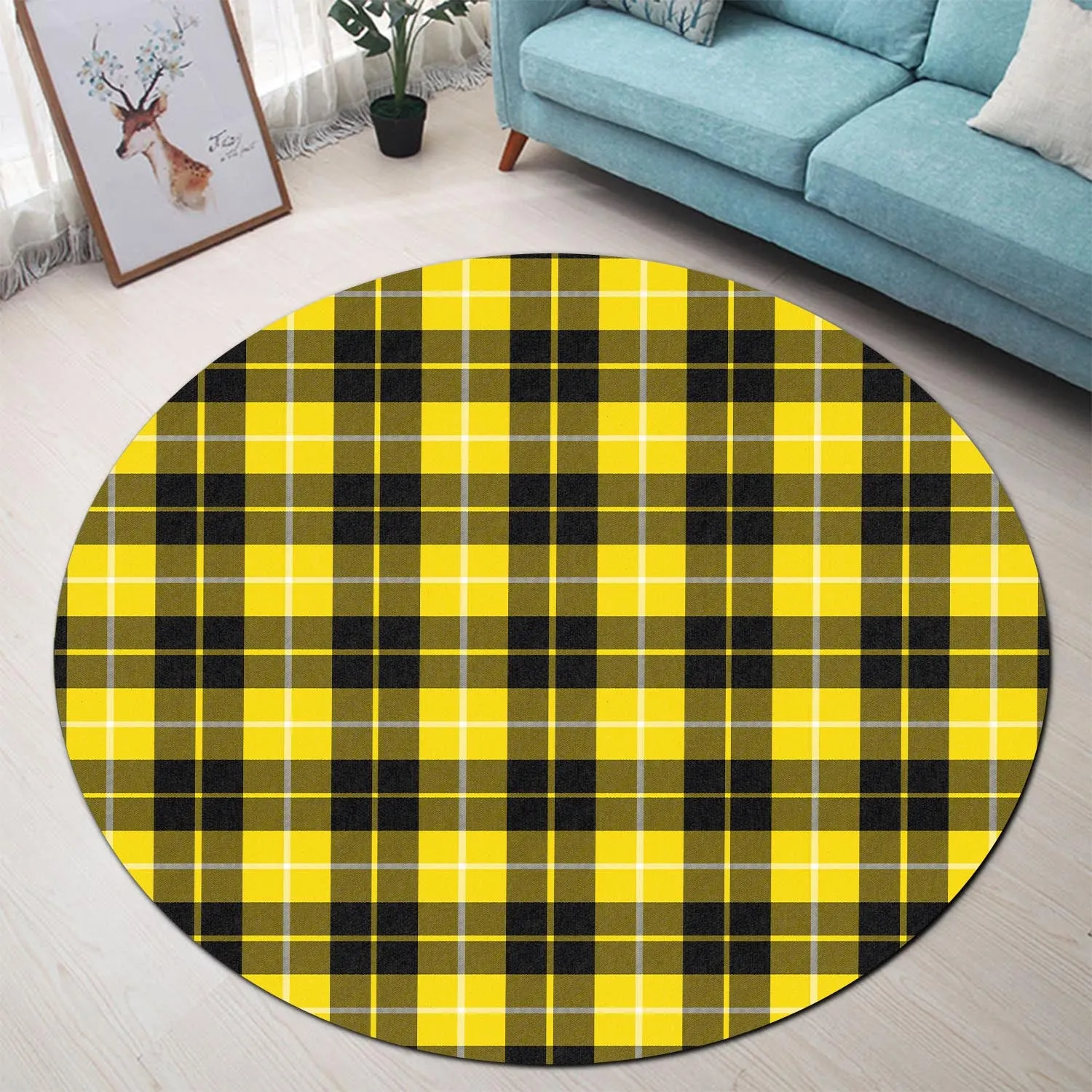 Barclay Dress Modern Tartan Round Rug