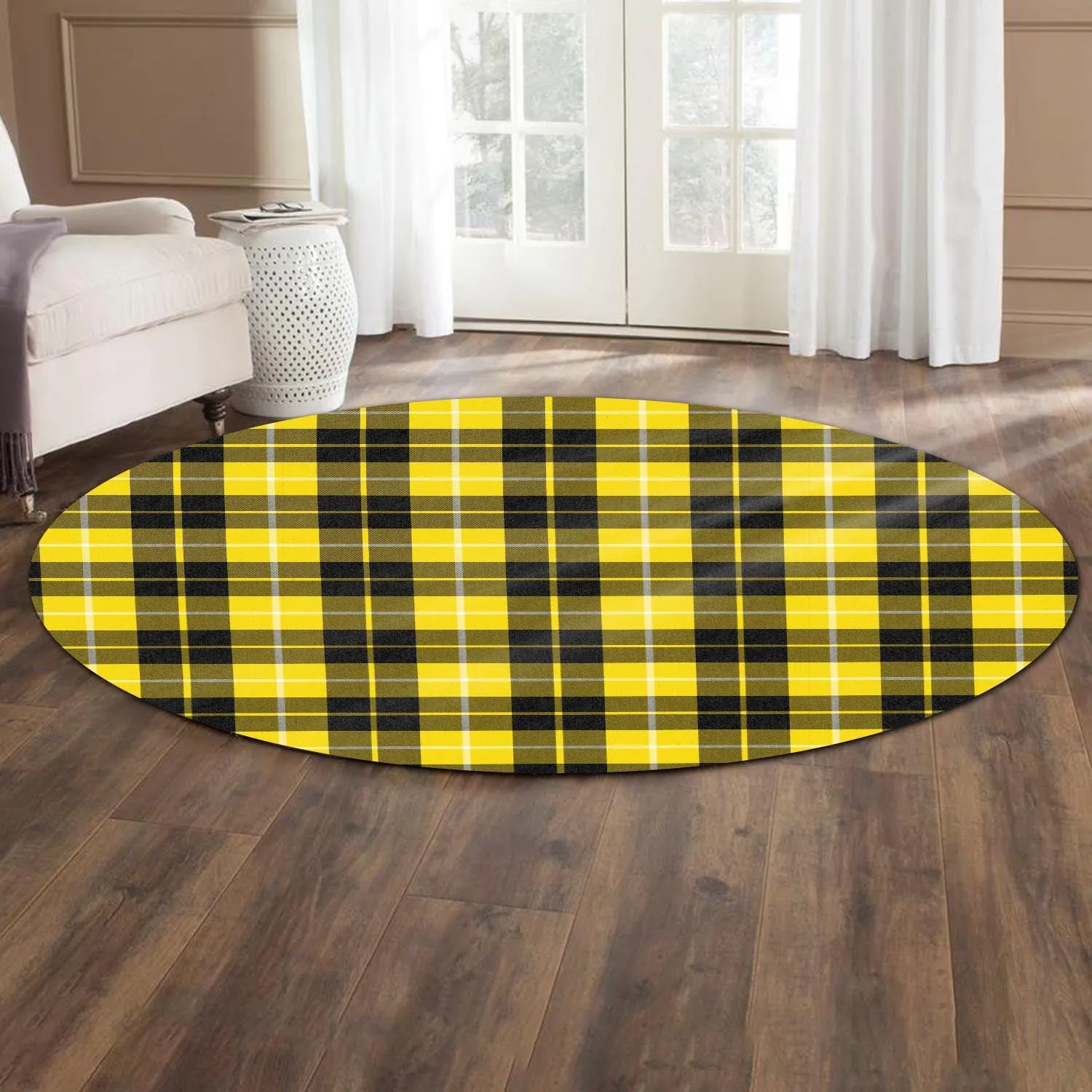Barclay Dress Modern Tartan Round Rug