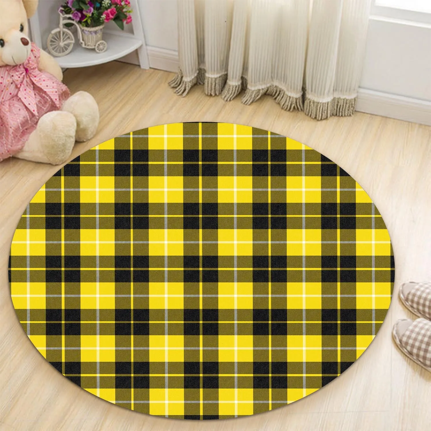 Barclay Dress Modern Tartan Round Rug