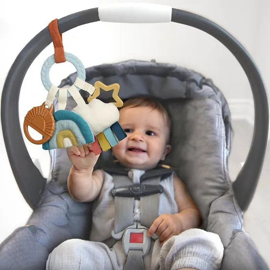 Bitzy Busy Ring Teething Activity Toy - Cloud