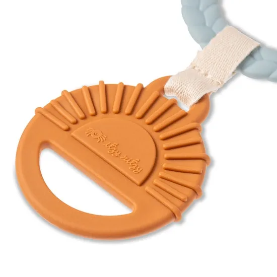Bitzy Busy Ring Teething Activity Toy - Cloud