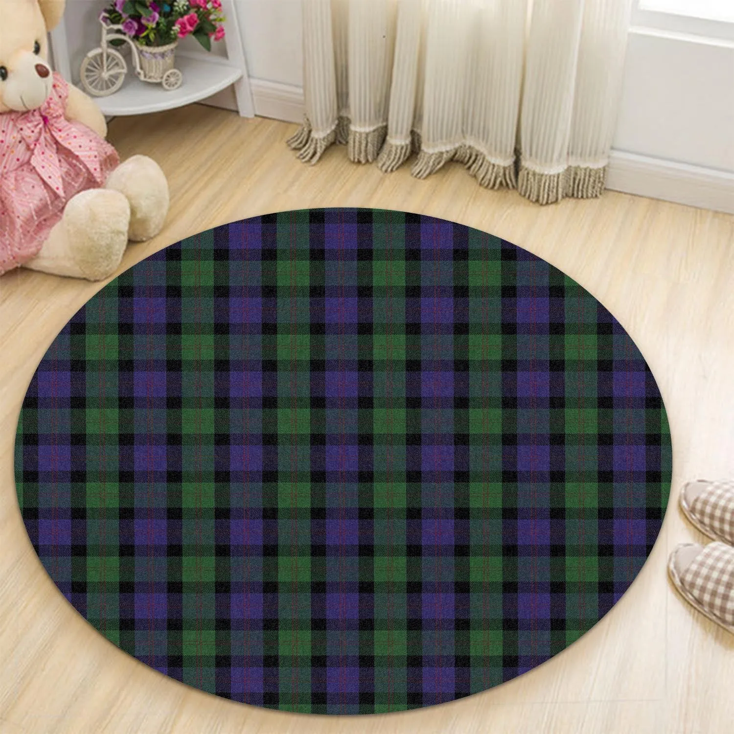 Blair Tartan Round Rug