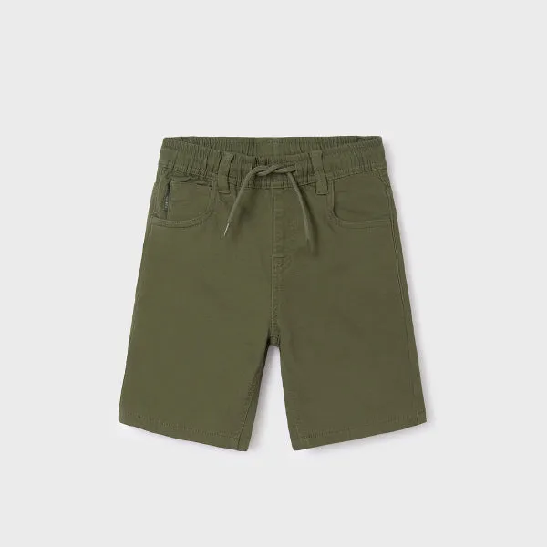 BOYS ARMY GREEN BERMUDA SHORT