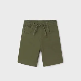 BOYS ARMY GREEN BERMUDA SHORT