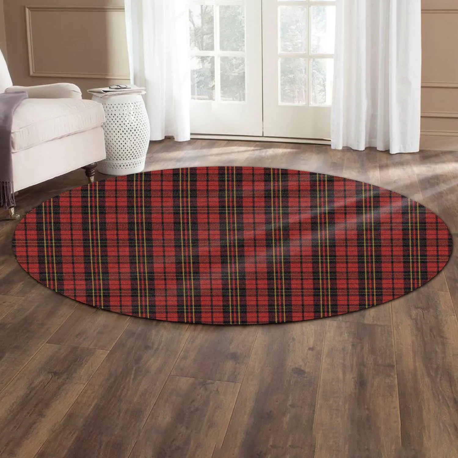 Brodie Tartan Round Rug