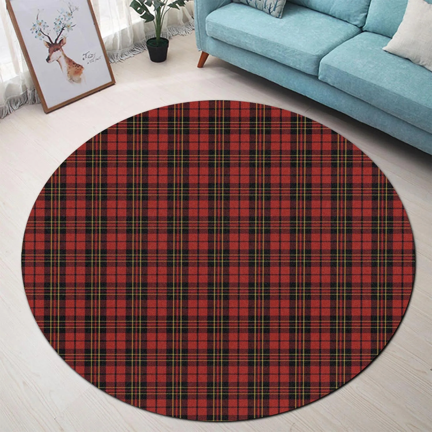 Brodie Tartan Round Rug