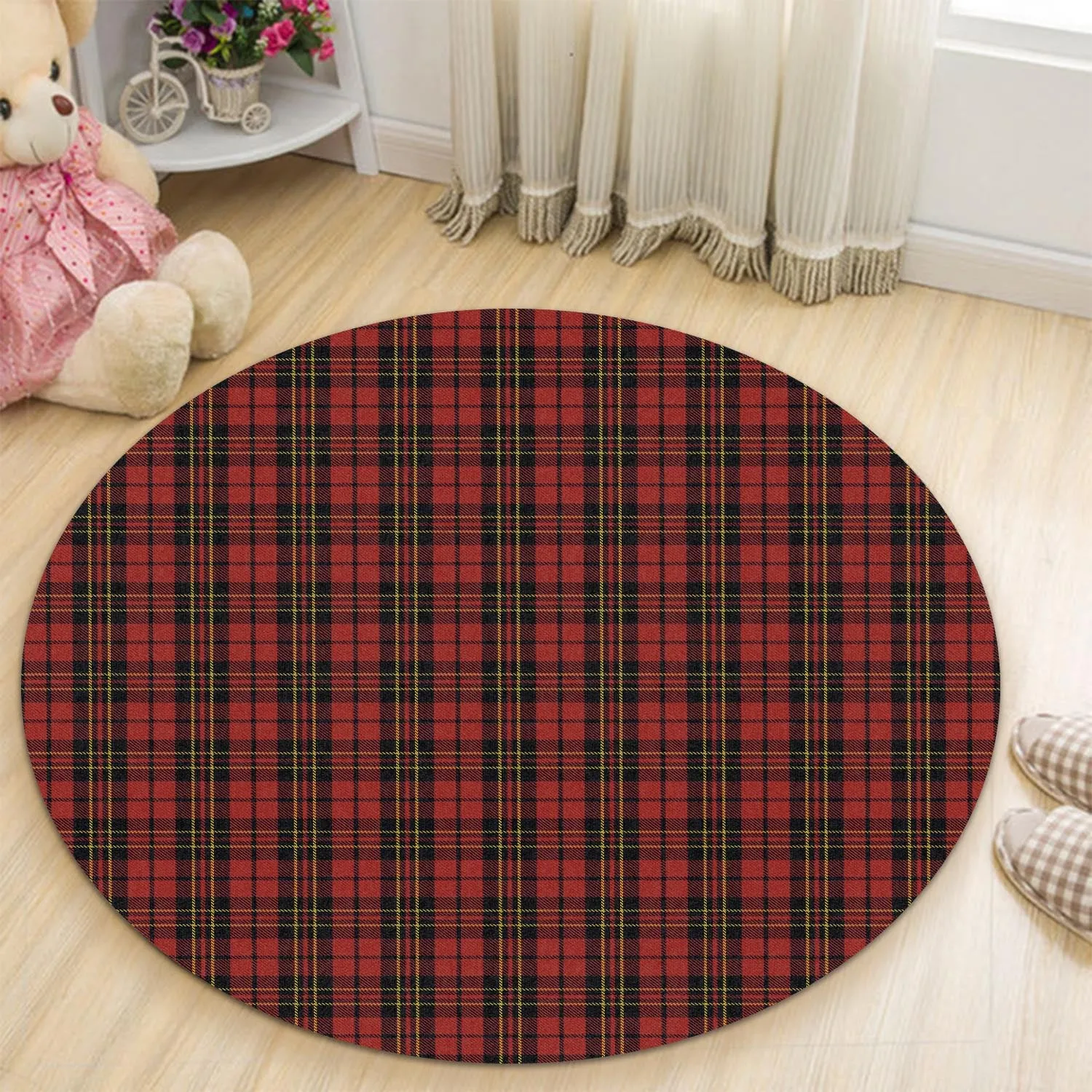 Brodie Tartan Round Rug