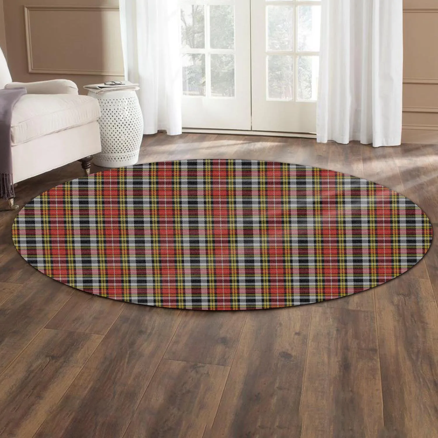 Buchanan Old Dress Tartan Round Rug