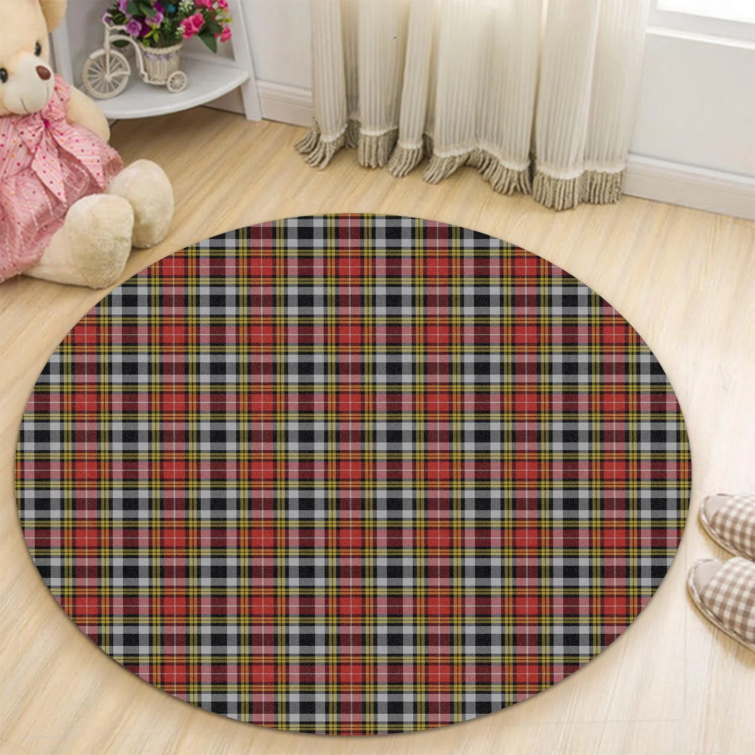 Buchanan Old Dress Tartan Round Rug