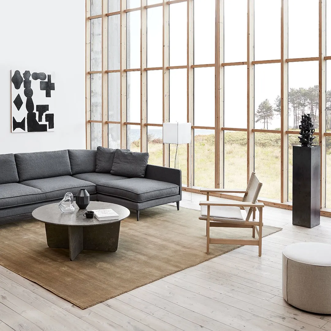 Erik Jørgensen EJ295 Sofa w/ Chaise (94.5" W)