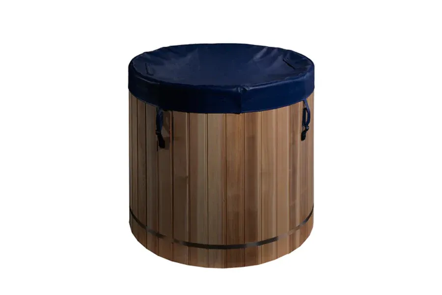Golden Designs Dynamic Cold Therapy PVC Barrel Cold Plunge