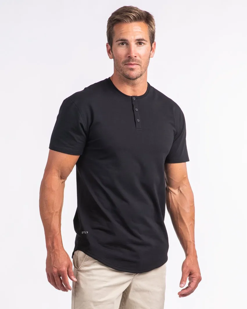 Henley Drop-Cut <!-- Size XL -->