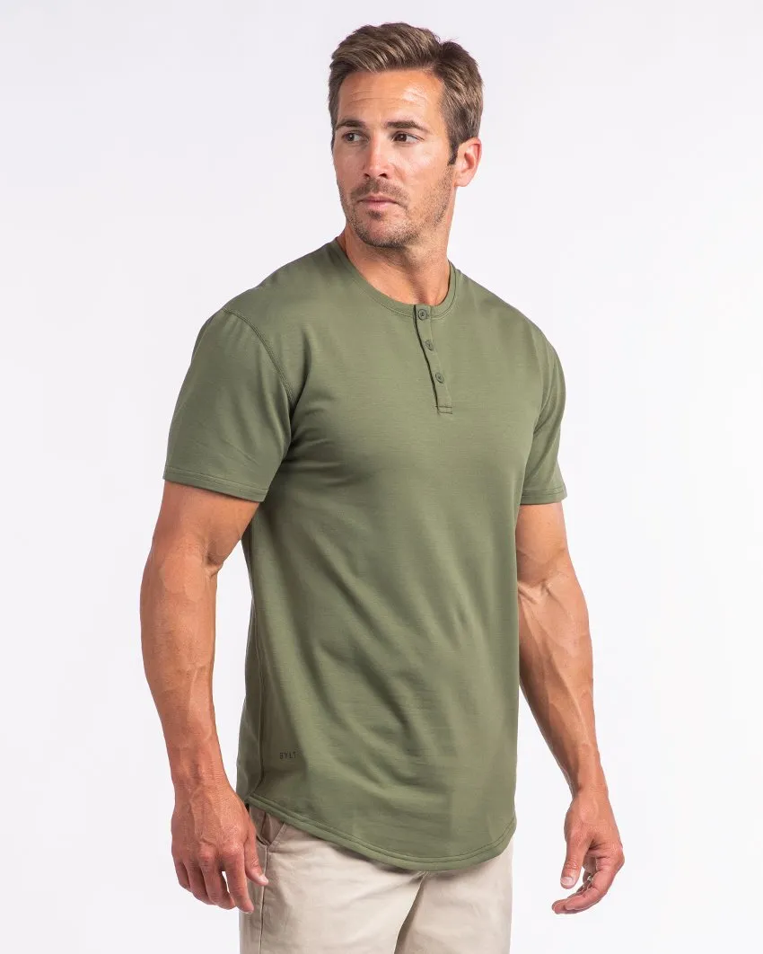 Henley Drop-Cut <!-- Size XL -->