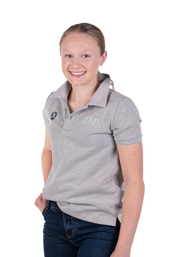 Junior Fitted Polo - EK11 Grey
