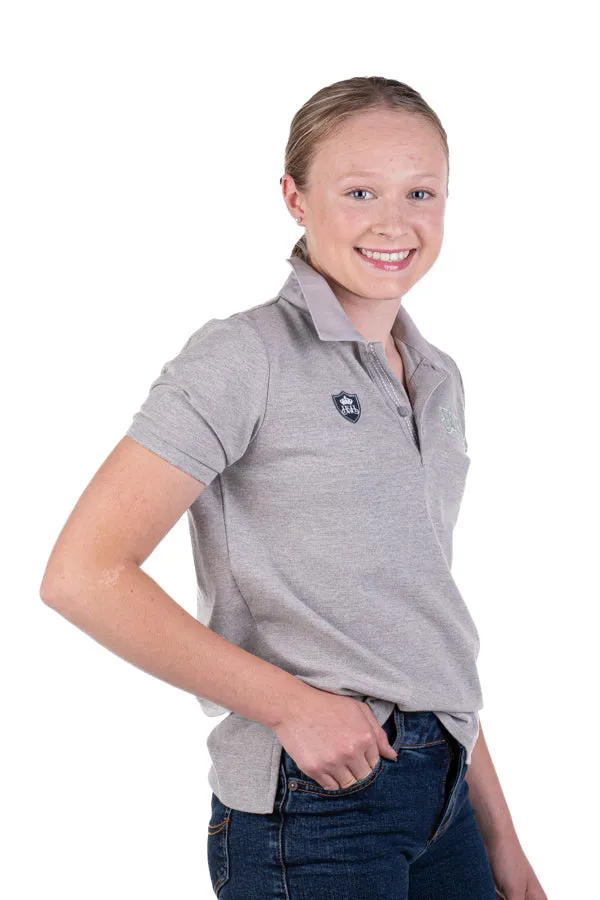 Junior Fitted Polo - EK11 Grey