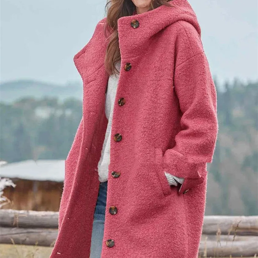 Kate – Fashion Simple Tweed Trench Coat
