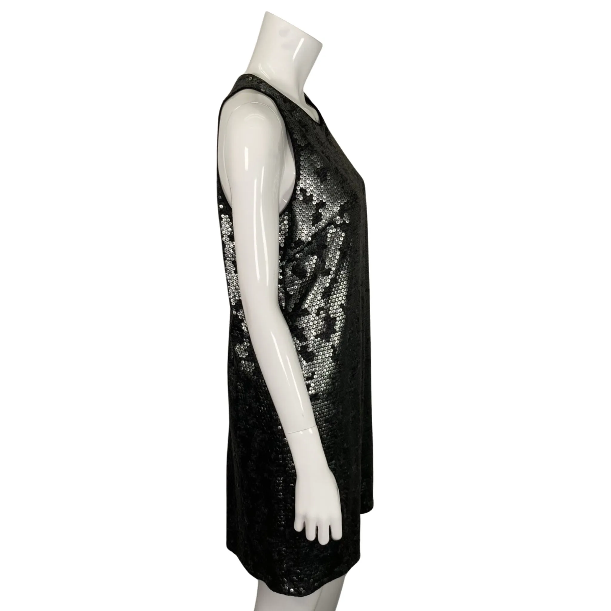 Laundry by Shelli Segal Gray Sequins Party Dress