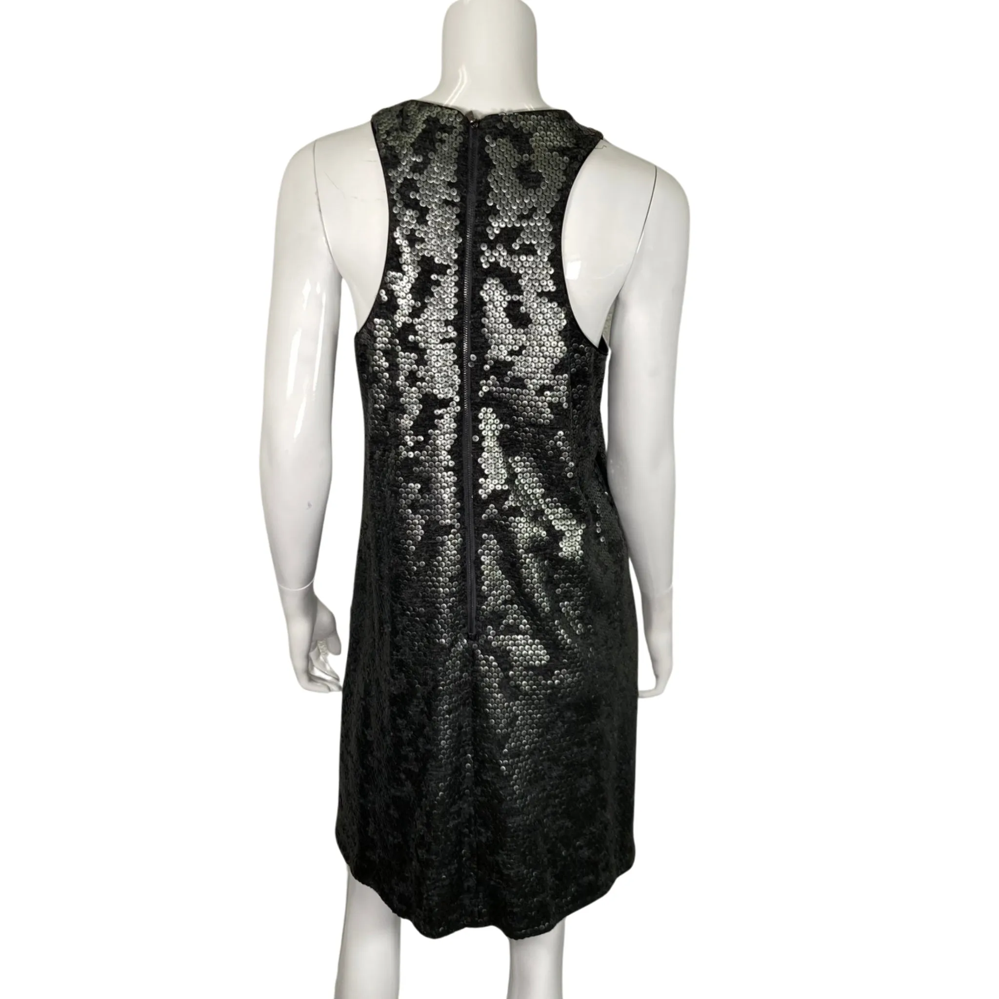 Laundry by Shelli Segal Gray Sequins Party Dress