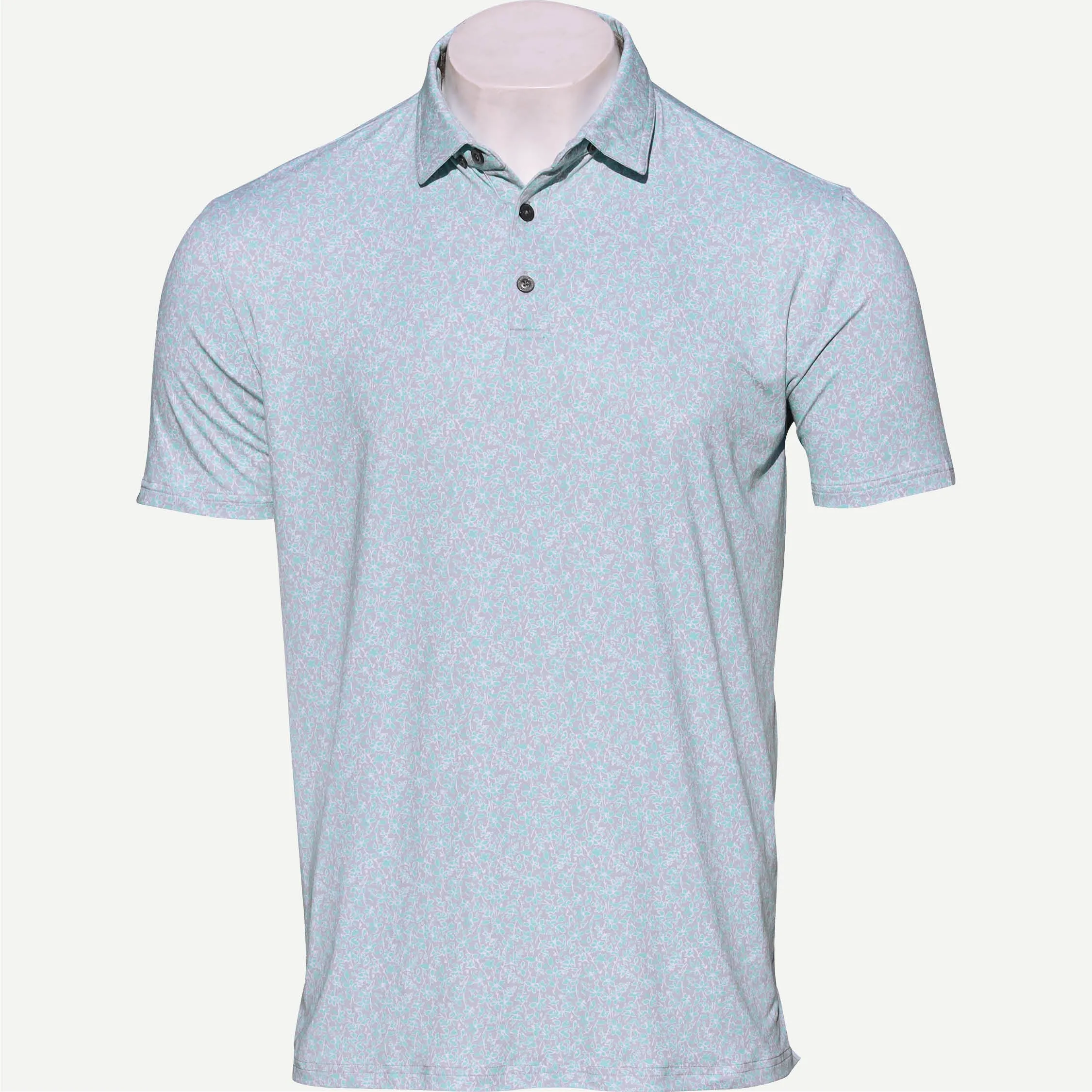 Lia Polo - Steel/Aqua Splash