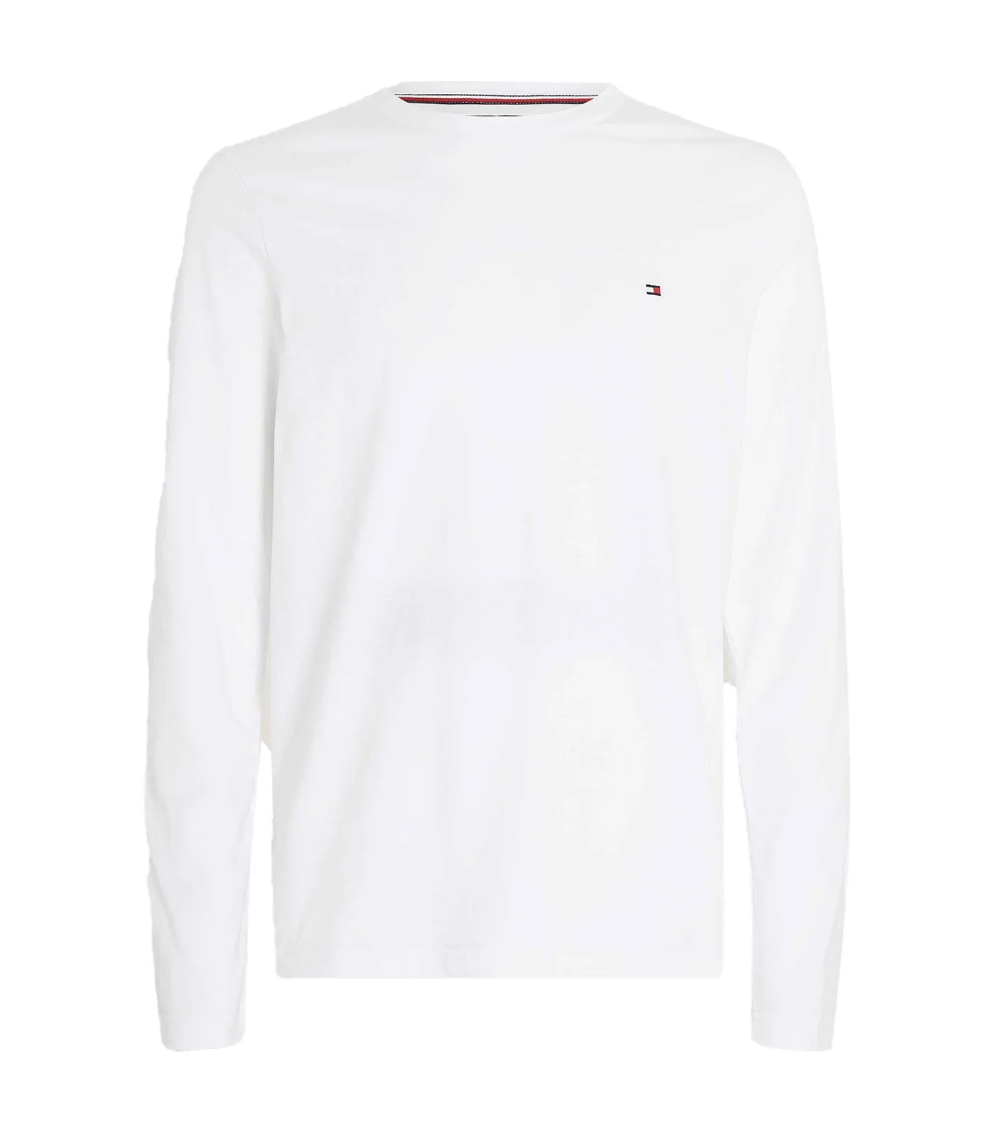 Men's Long Sleeve Logo Tee White