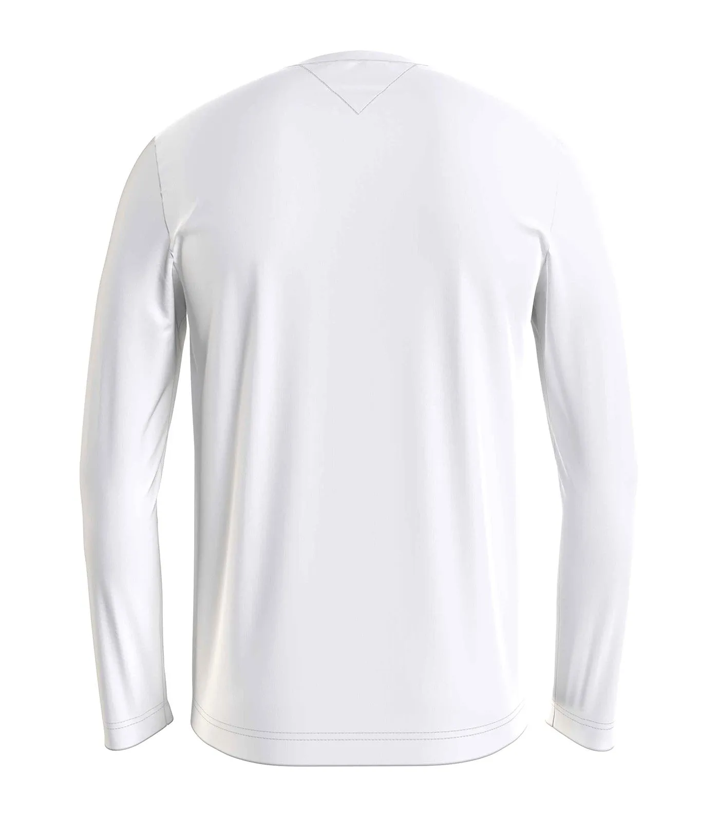 Men's Long Sleeve Logo Tee White