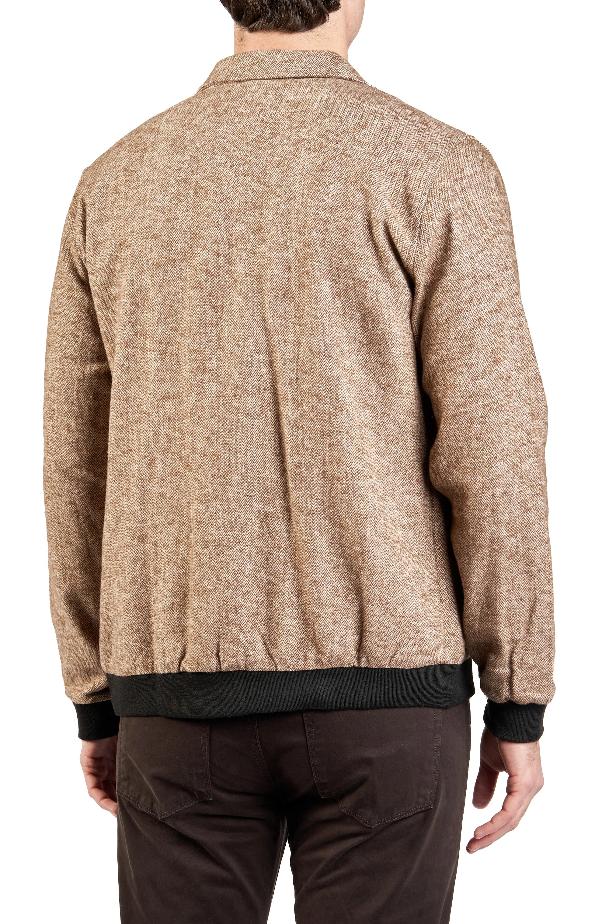 PX Zip Up Herringbone Shacket