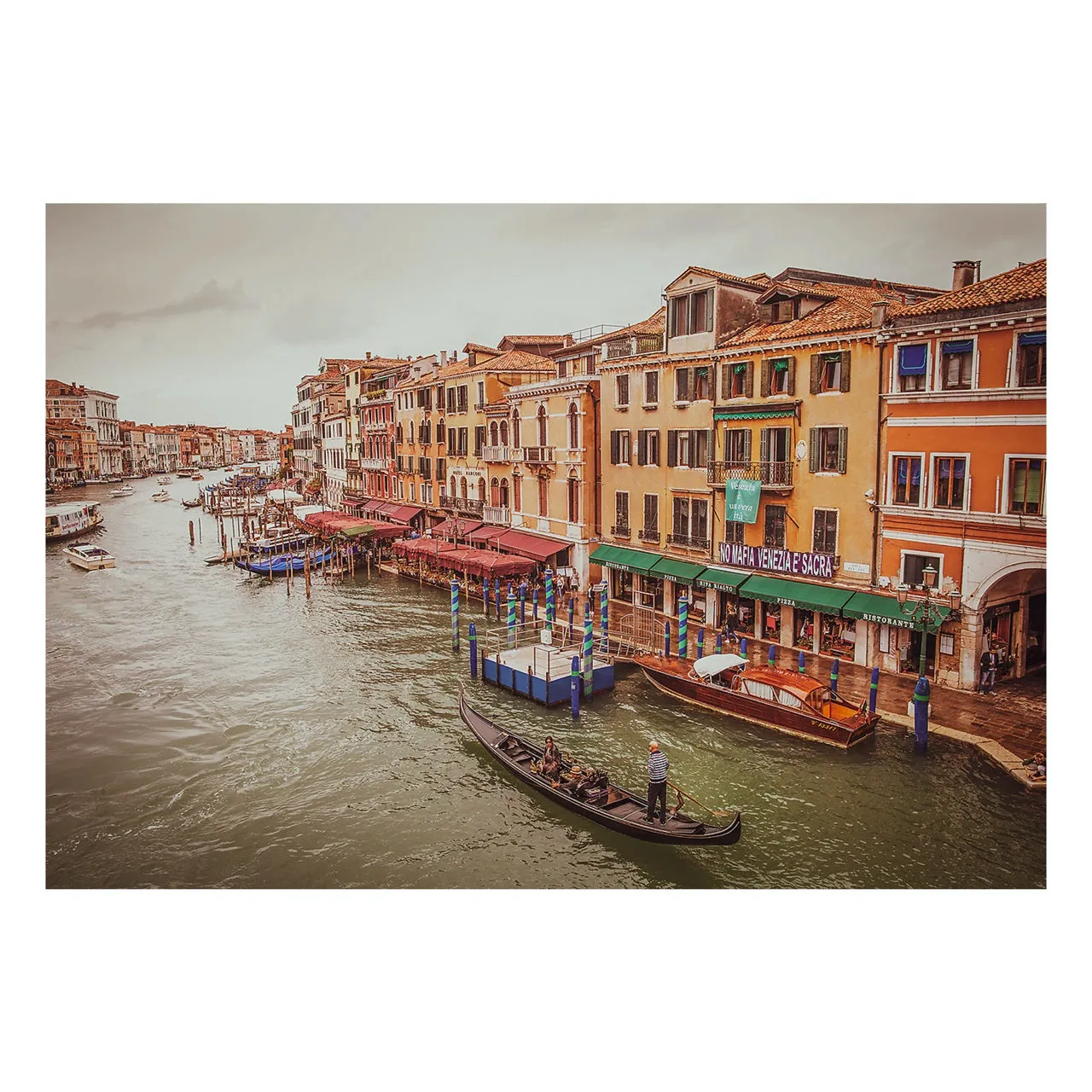 "View from the Rialto Bridge" | Matted Print