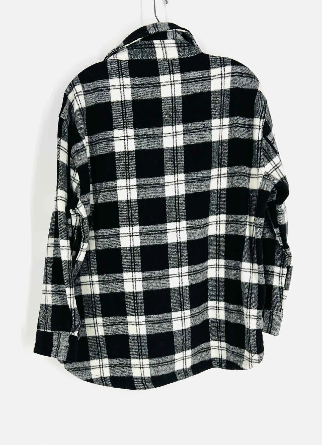 Size M ? Black/White Plaid Jackets Shacket