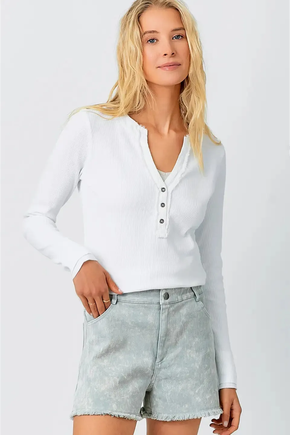 Spring Transitions Thermal Henley Top