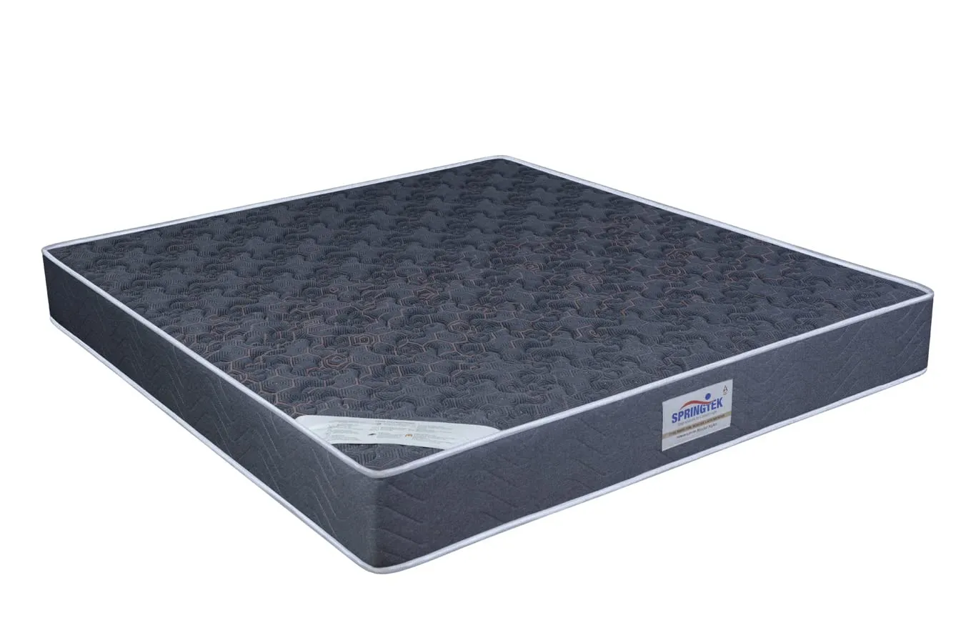 Springtek Coir Mattress | Thermal Bonded Foam with Coir Support | Orthopaedic Mattress | Anti Microbial Fabric Medium Firm & Plush Single Size 5 Inches Gadda | 72x36 Inch