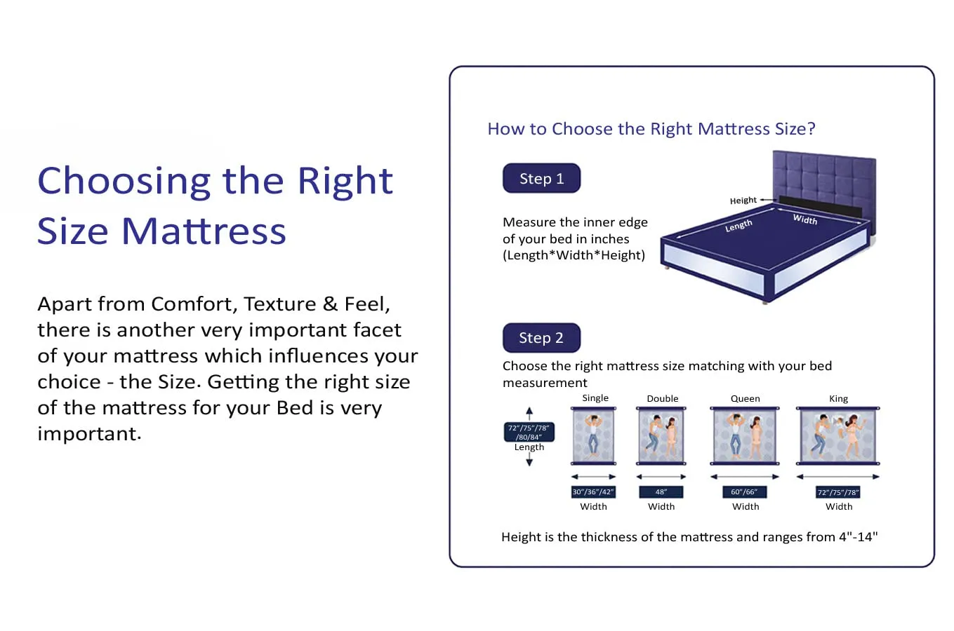 Springtek Coir Mattress | Thermal Bonded Foam with Coir Support | Orthopaedic Mattress | Anti Microbial Fabric Medium Firm & Plush Single Size 5 Inches Gadda | 72x36 Inch