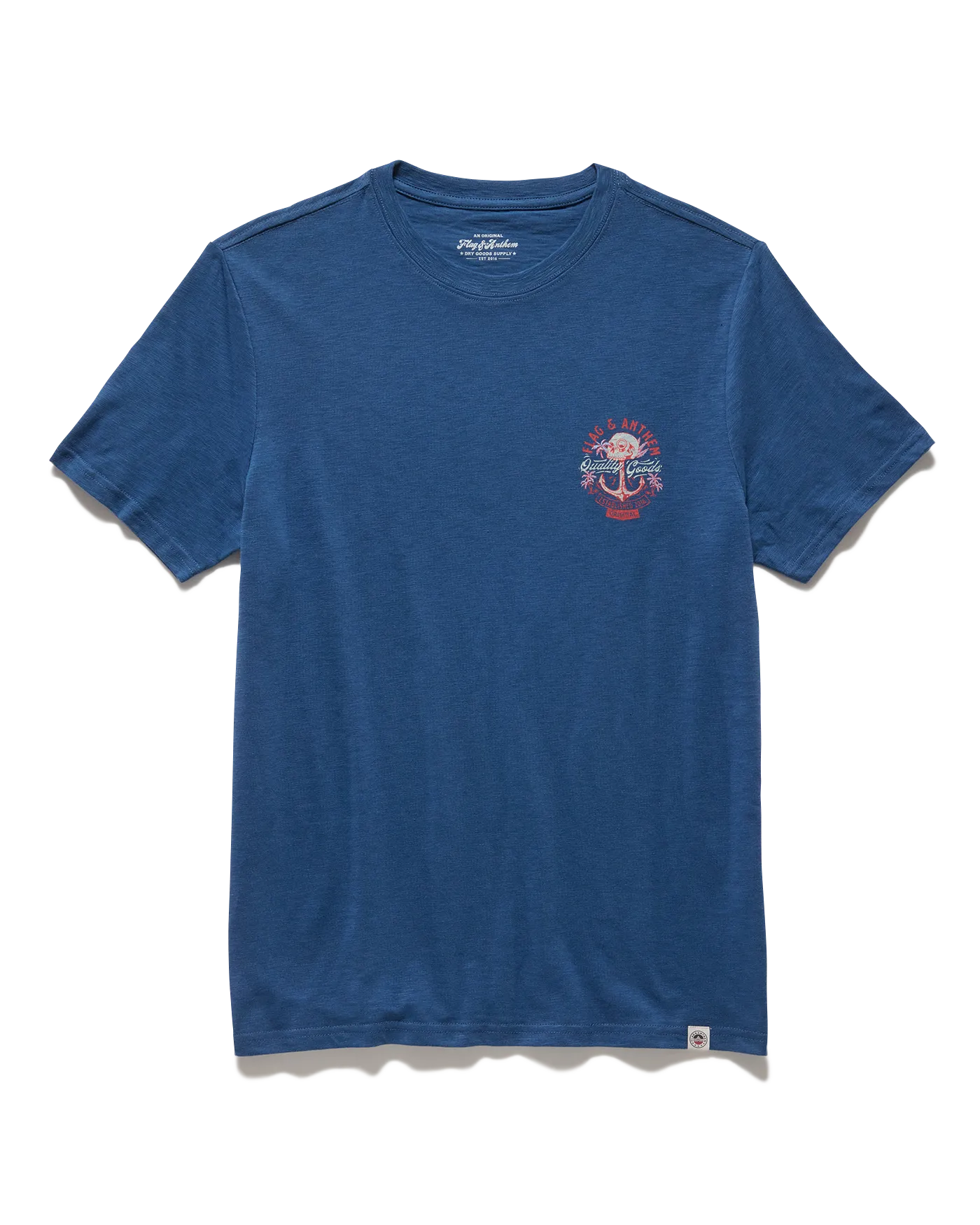 TROPICAL SKULL SLUB TEE