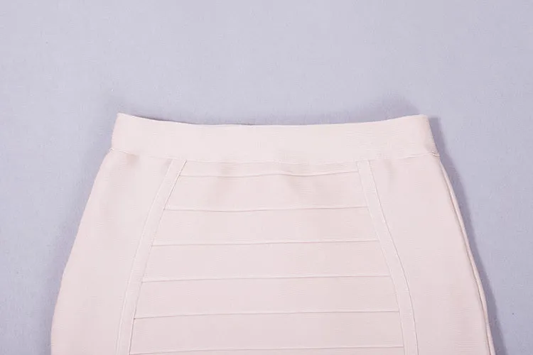 VenusFox Sexy Striped Knee-Length Pencil Bodycon Skirt
