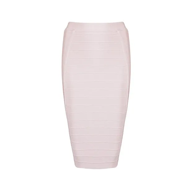 VenusFox Sexy Striped Knee-Length Pencil Bodycon Skirt