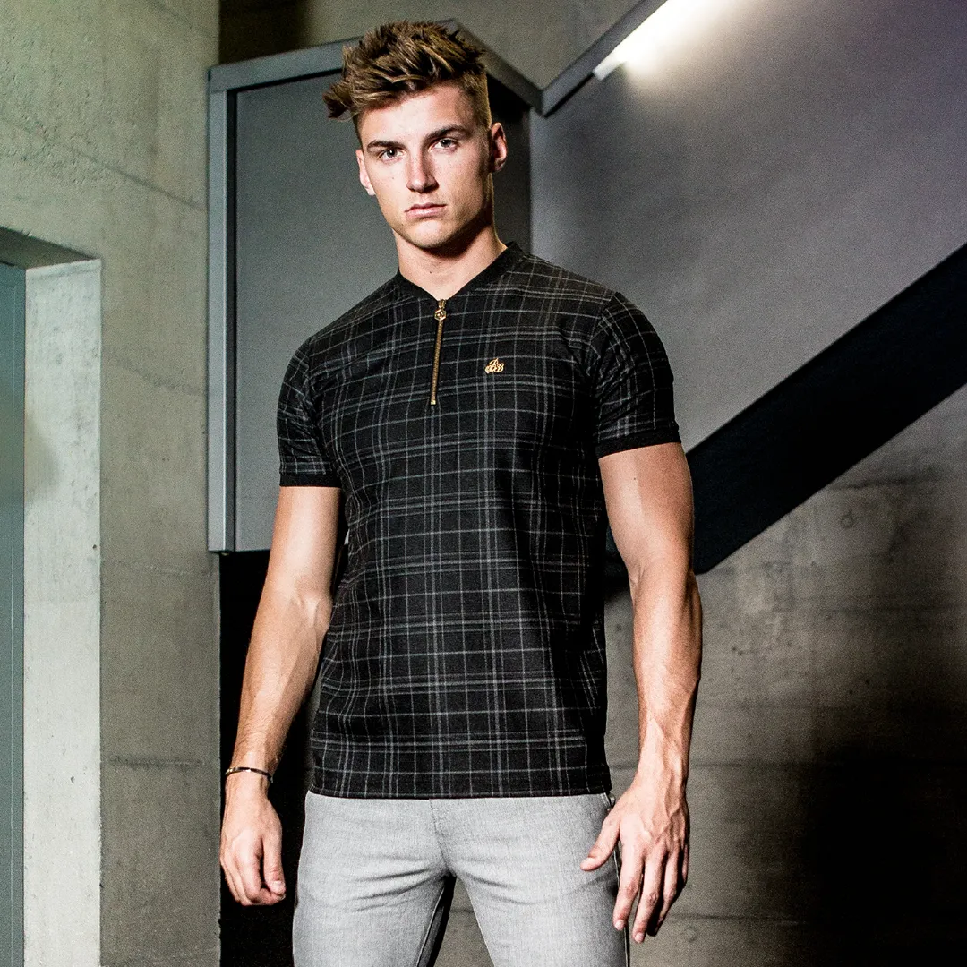 Viera Polo Shirt - Black/Gold