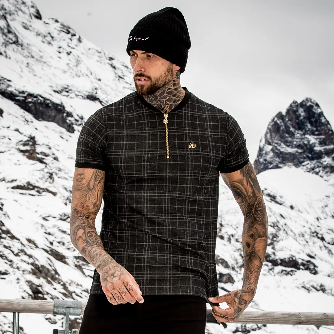 Viera Polo Shirt - Black/Gold