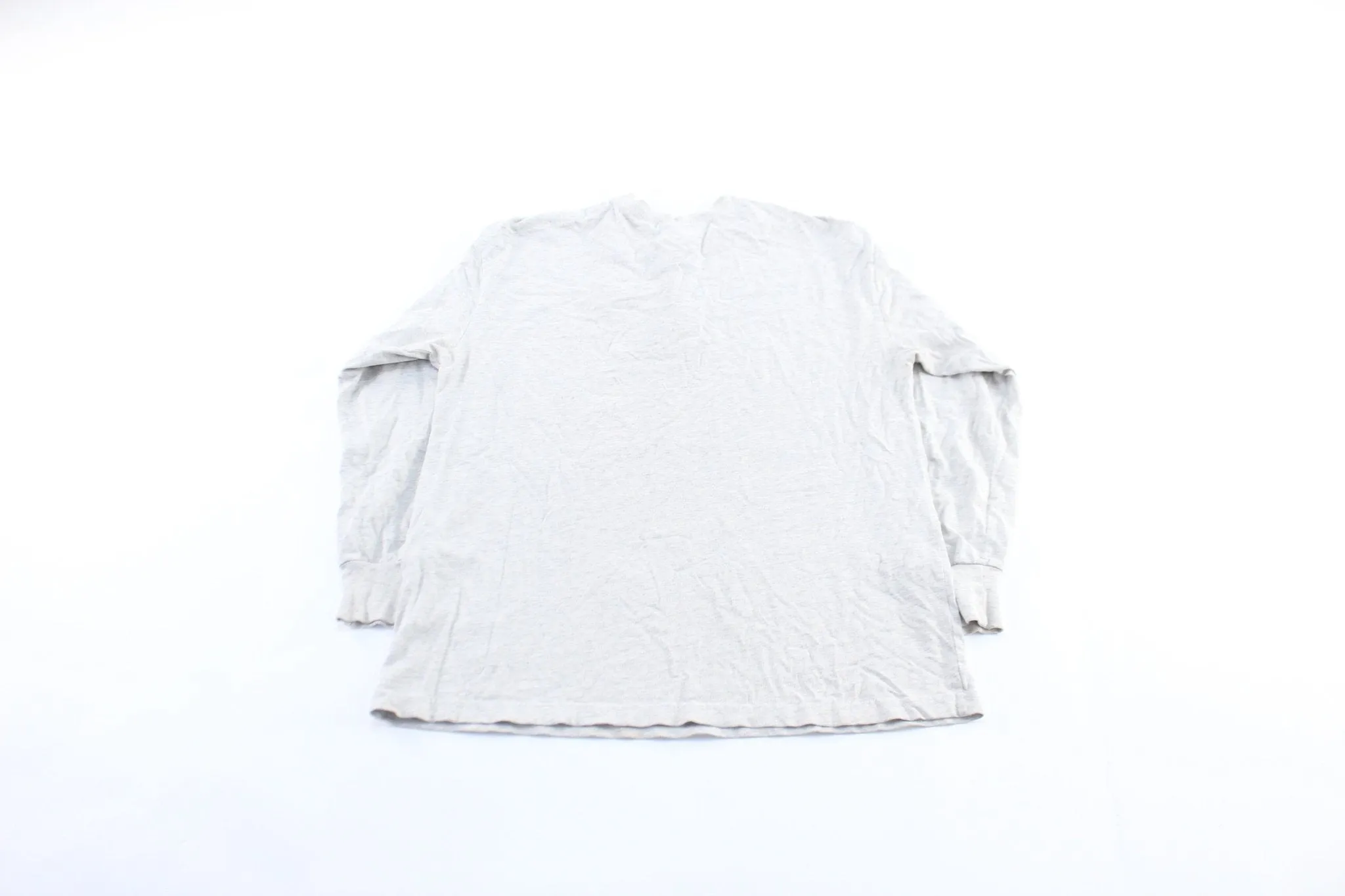 Winnie the Pooh Embroidered Grey Henley T-Shirt